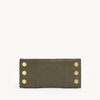 Image of Hammitt 110 North Wallet - Olive Pebble/Brushed Gold