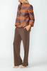 Image of IC Collection One Button Jacquard Swing Jacket - Orange