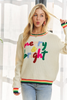 Image of Adora Merry & Bright Sweater - Rainbow