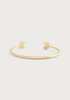 Image of Anabel Aram Sculpted Butterfly Open Bangle
