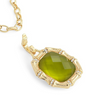 Image of Anabel Aram Bamboo Peridot Stone Pendant Necklace