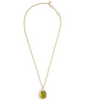 Image of Anabel Aram Bamboo Peridot Stone Pendant Necklace