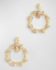 Image of Anabel Aram Bamboo Double Hoop Earring