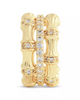Image of Anabel Aram Bamboo Stacked Hoop Earring