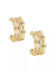 Image of Anabel Aram Bamboo Stacked Hoop Earring