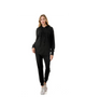 Image of Ariella Sequin Detail Pull-Over Hoodie and Pull-On Jogger Pant Set - Black