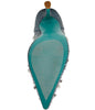 Image of Betsey Johnson Rocko Pearl Embellished Denim Bootie - Denim