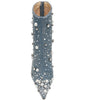 Image of Betsey Johnson Rocko Pearl Embellished Denim Bootie - Denim