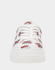 Image of Betsey Johnson Sidny Lace-Up Embellished Sneaker - Baseball