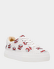 Image of Betsey Johnson Sidny Lace-Up Embellished Sneaker - Baseball