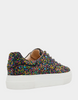 Image of Betsey Johnson Sidny Lace-Up Rhinestone Sneaker - Black Multi