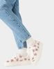 Image of Betsey Johnson Sidny Lace-Up Embellished Sneaker - Baseball