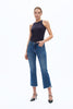 Image of Bayeas Mid Rise Cropped Stepped Hem Bootcut Jeans - Freeloop