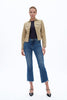 Image of Bayeas Mid Rise Cropped Stepped Hem Bootcut Jeans - Freeloop