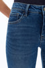 Image of Bayeas Mid Rise Cropped Stepped Hem Bootcut Jeans - Freeloop