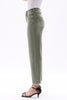 Image of Bayeas High Rise Cropped Distressed Wide Leg Jeans - Green