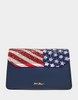 Image of Betsey Johnson Oh My Stars! Crossbody Bag - Blue/Multicolor