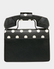 Image of Betsey Johnson Miss Connection Phone Bag - Black/White/Dots