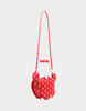 Image of Betsey Johnson Kitsch Shell Raiser Crossbody Bag - Red