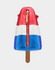 Image of Betsey Johnson Kitsch Pop It Like It's Hot Crossbody Bag - Red/White/Blue