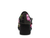 Image of Betsey Johnson Rubee Floral Embroidered Mesh Mary Jane - Black/Multicolor