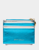 Image of Betsey Johnson Mazel Tov Wallet - Blue/Multi