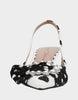 Image of Betsey Johnson Bryanna Embellished Slingback - White/Black Polka Dot
