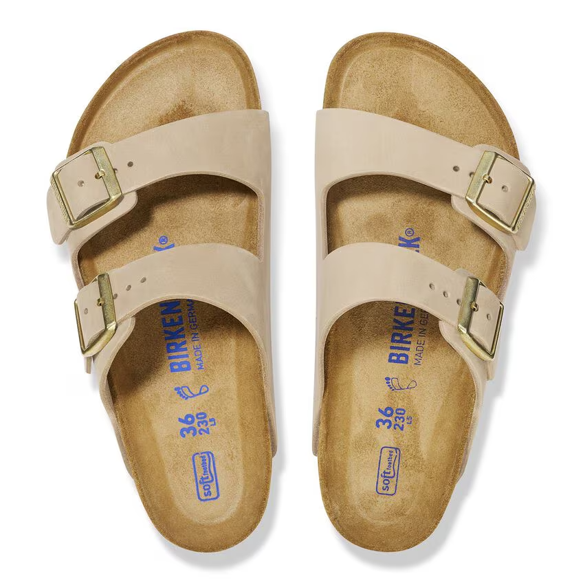 Birkenstock Arizona Soft Footbed Sandcastle Nubuck