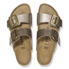 Image of Birkenstock Syndey Luxe Buckle Graceful Taupe Birko-Flor®