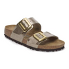 Image of Birkenstock Syndey Luxe Buckle Graceful Taupe Birko-Flor®