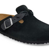 Image of Birkenstock Boston Braided Black Suede