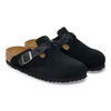 Image of Birkenstock Boston Braided Black Suede