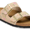 Image of Birkenstock Arizona Floral Printed Sandcastle Suede