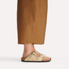 Image of Birkenstock Arizona Floral Printed Sandcastle Suede