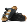 Image of Birkenstock Florida Metallic Black Birko-Flor®