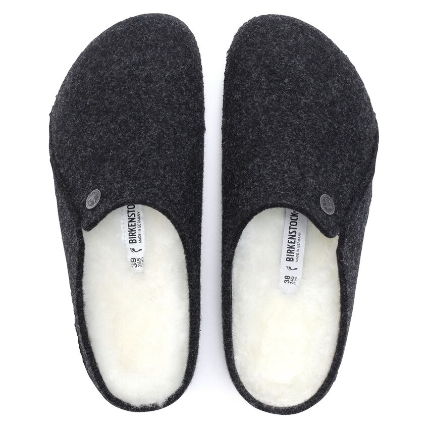 Birkenstock Zermatt Shearling Slipper - Anthracite