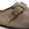 Image of Birkenstock Boston Soft Footbed Taupe Suede
