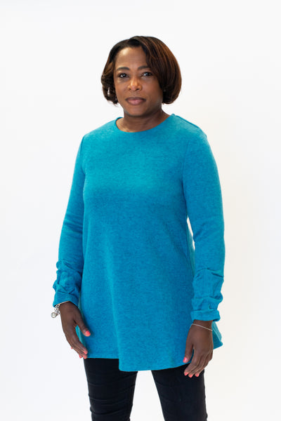 Teal v neck discount jumper