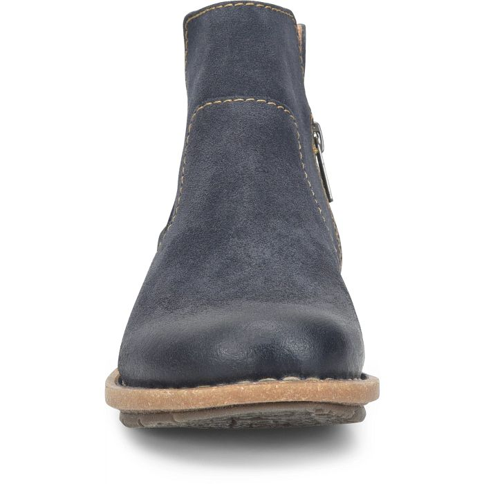 Born Taj Suede Bootie - Distressed Indigo Navy