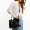 Image of Brahmin Small Denise satchel - Volcanic Red Melbourne
