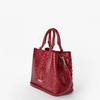 Image of Brahmin Small Denise satchel - Volcanic Red Melbourne
