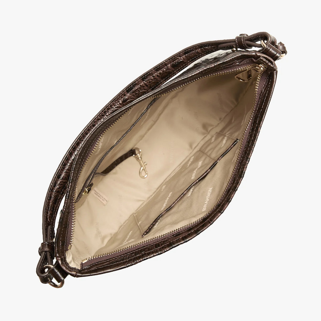 Brahmin Small Kathleen Shoulder Bag - Chocolate Alden Road