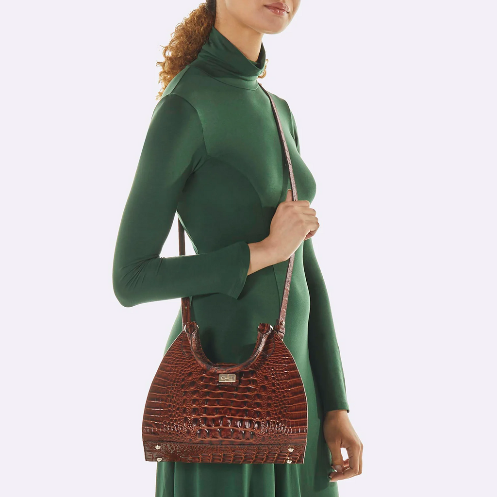 Brahmin Adrian Satchel - Pecan Melbourne