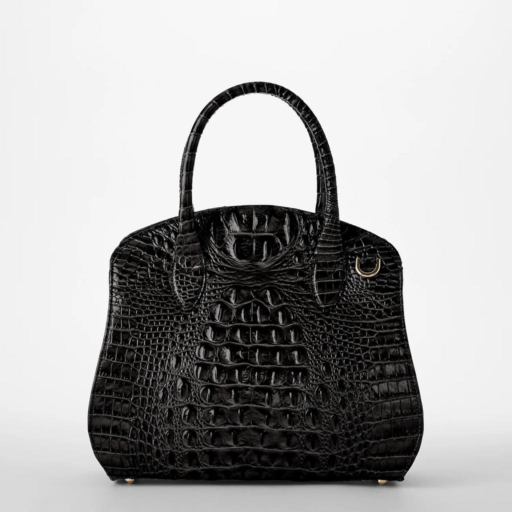 Brahmin Rosetta Satchel - Black Melbourne