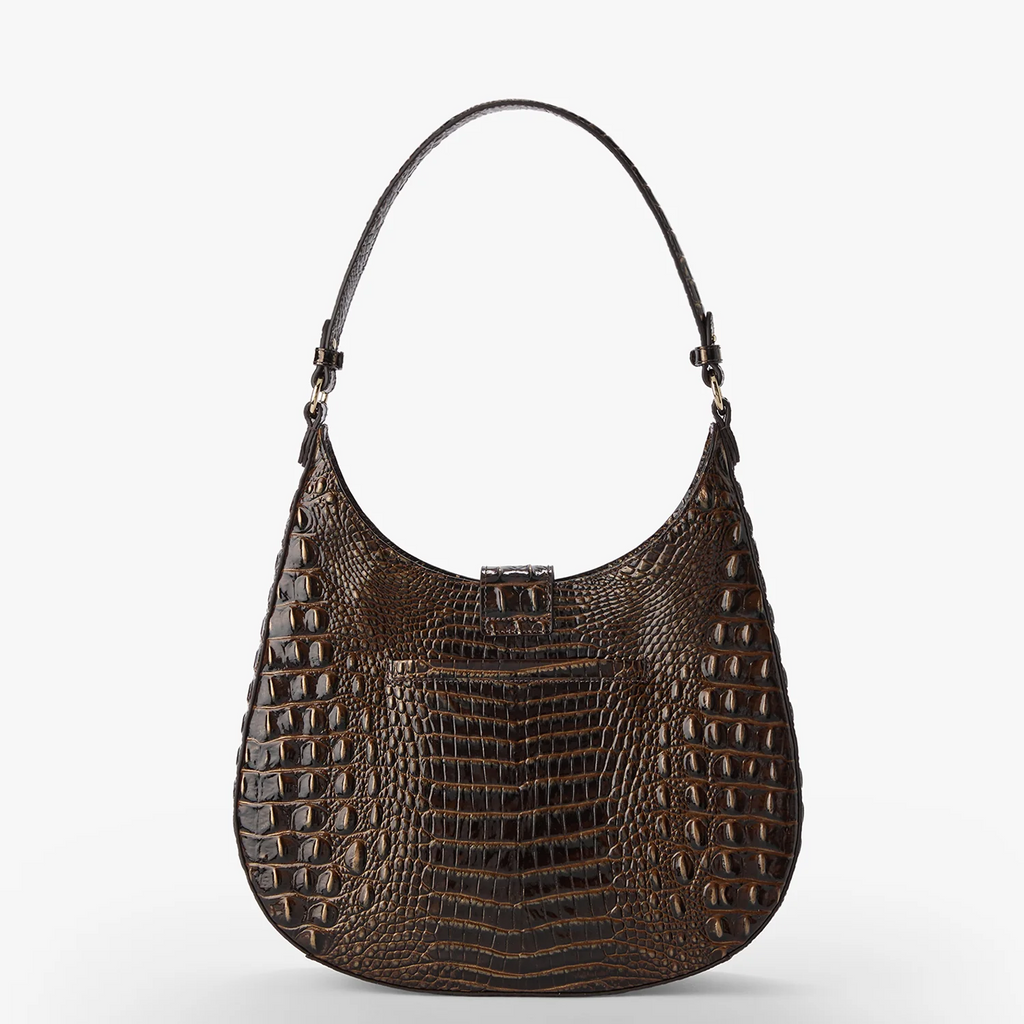 Brahmin Fallon Shoulder Bag - Chocolate Melbourne