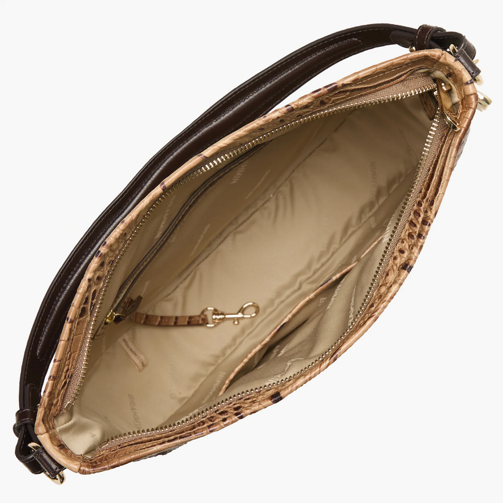 Brahmin Small Kathleen Shoulder Bag - Toffee Cartland