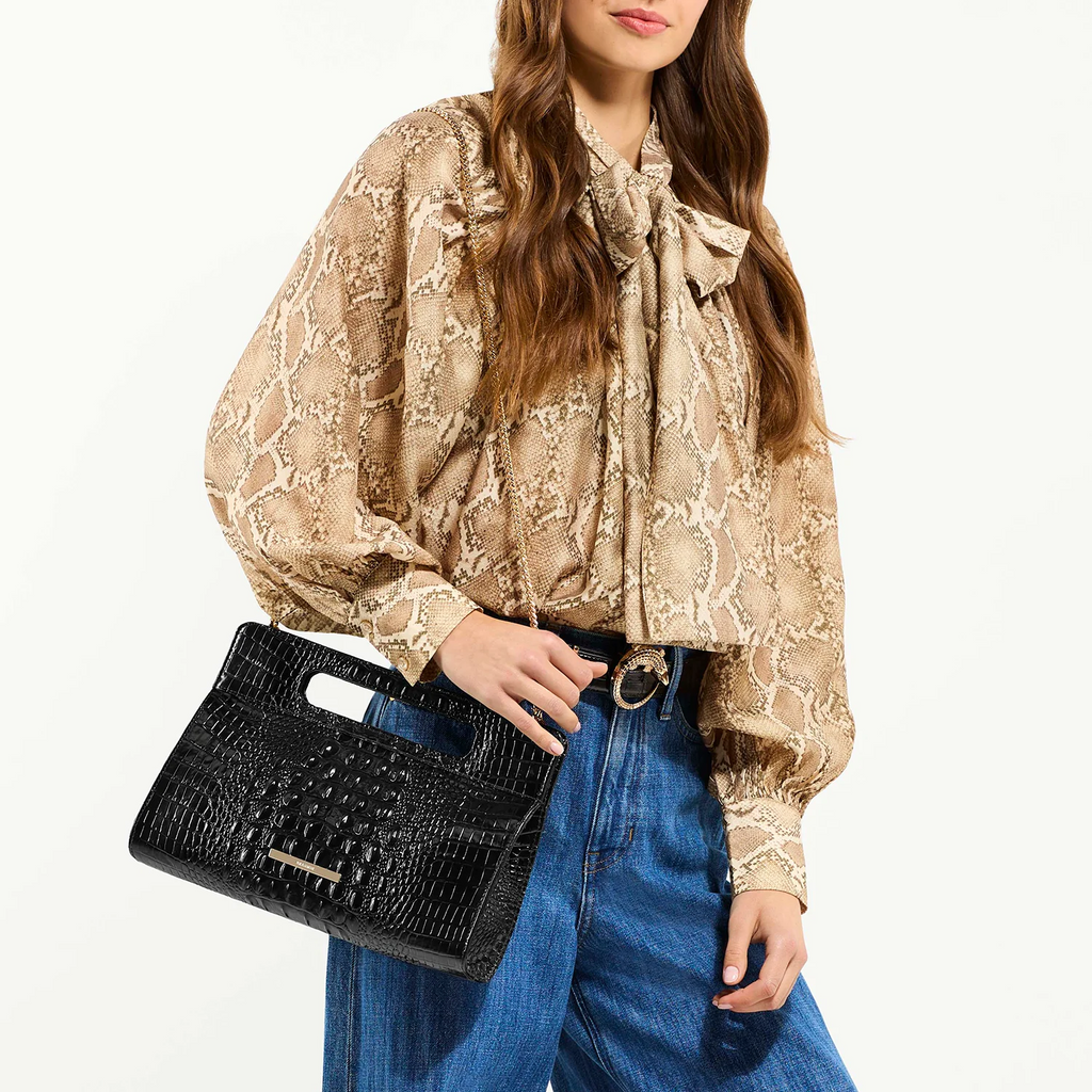 Brahmin Ravina Clutch - Cherry Lacquer Melbourne