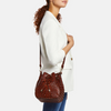 Image of Brahmin Melinda Bucket Bag - Taupe Ensemble