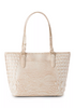 Image of Brahmin Medium Asher Tote - Ivory Helm