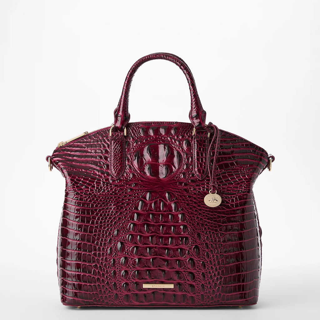 Brahmin Large Duxbury Satchel - Cherry Lacquer Melbourne